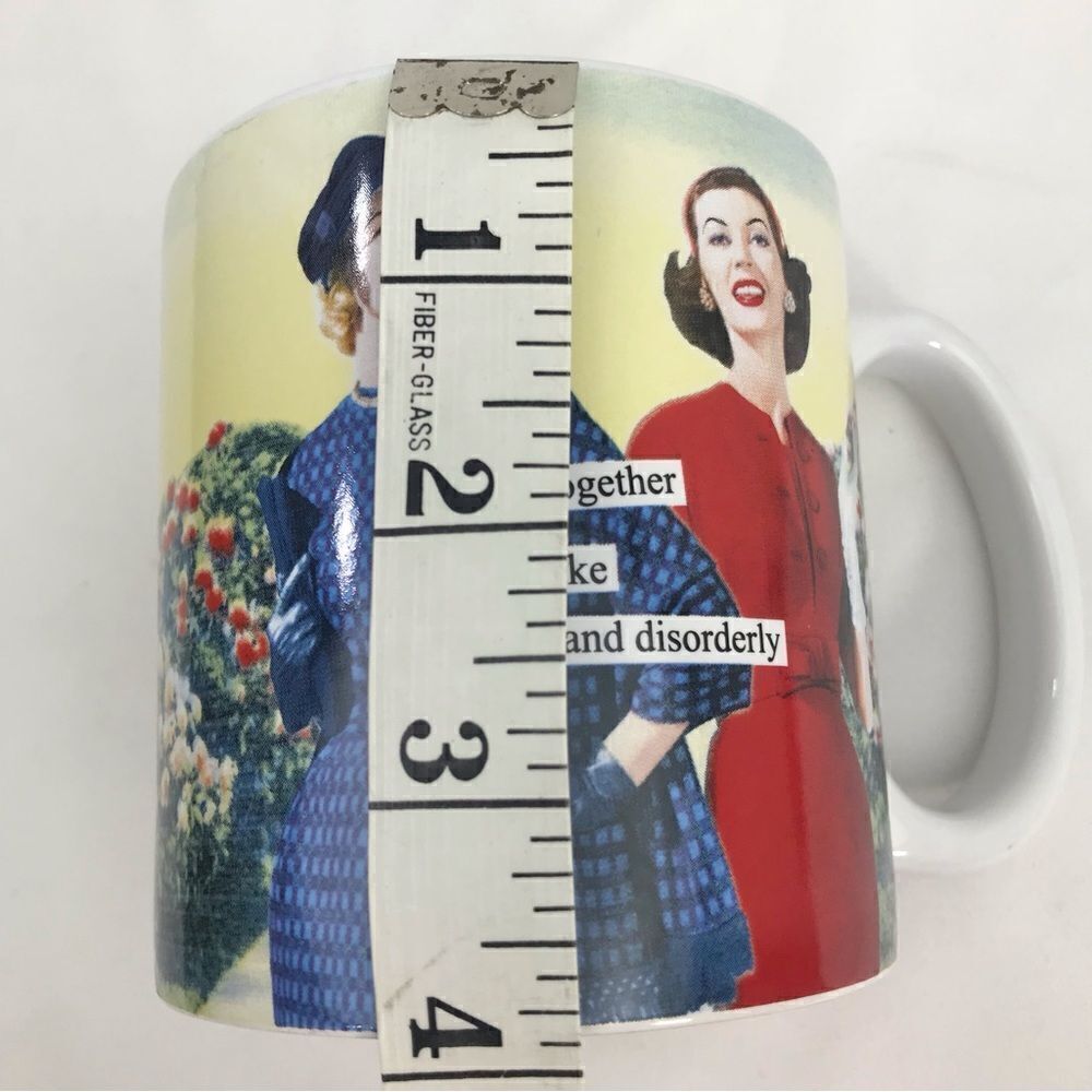 Anne Taintor Vintage Women Drunk And Disorderly Graphic Mug - Picture 6 of 8
